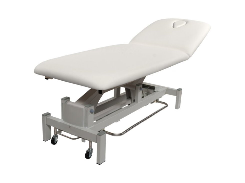 Elektrické lehátko 2301A s konstrukčním ovladačem - 71cm - bílé