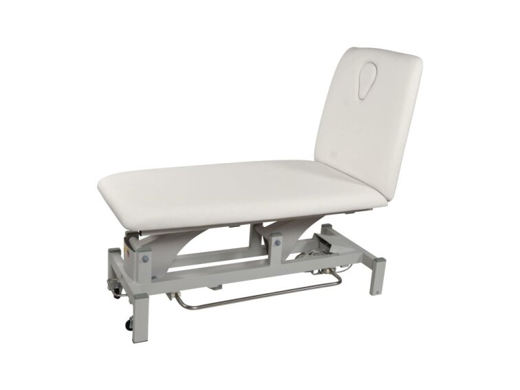 Elektrické lehátko 2301A s konstrukčním ovladačem - 71cm - bílé