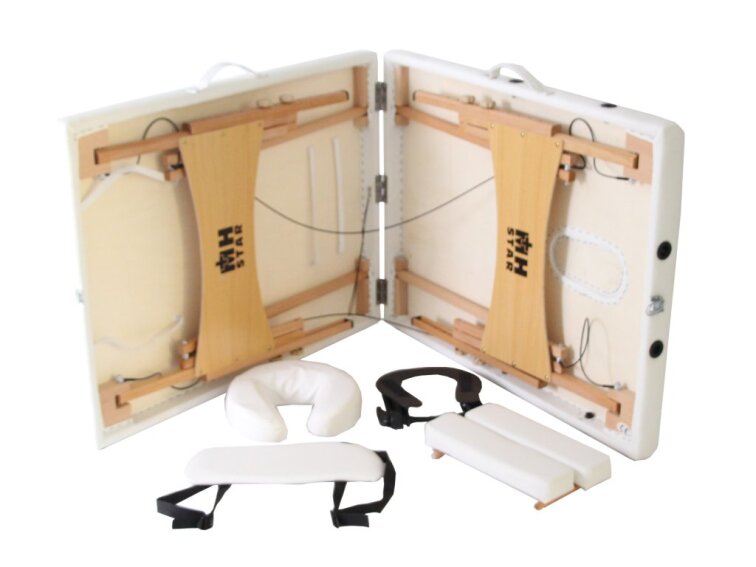 Skládací masážní lehátko MH Star ETF50 - 71cm - bílé