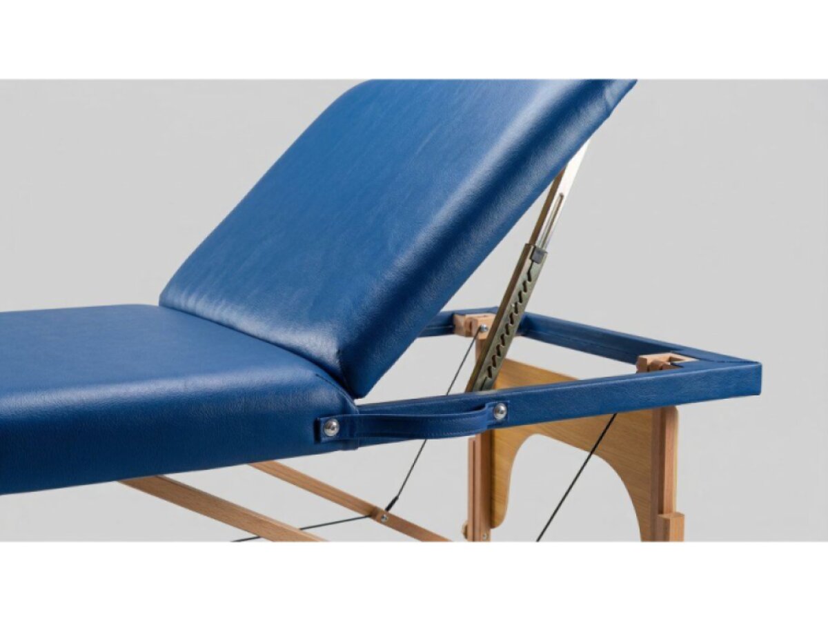 MH Star skládací lehátko s nastavitelnou sekcí ETL60 - modré