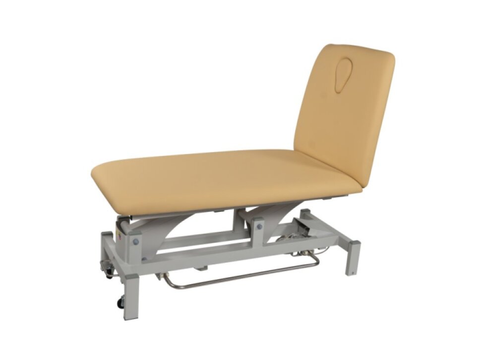 Elektrické lehátko 2301A s konstrukčním ovladačem - 71cm - béžové