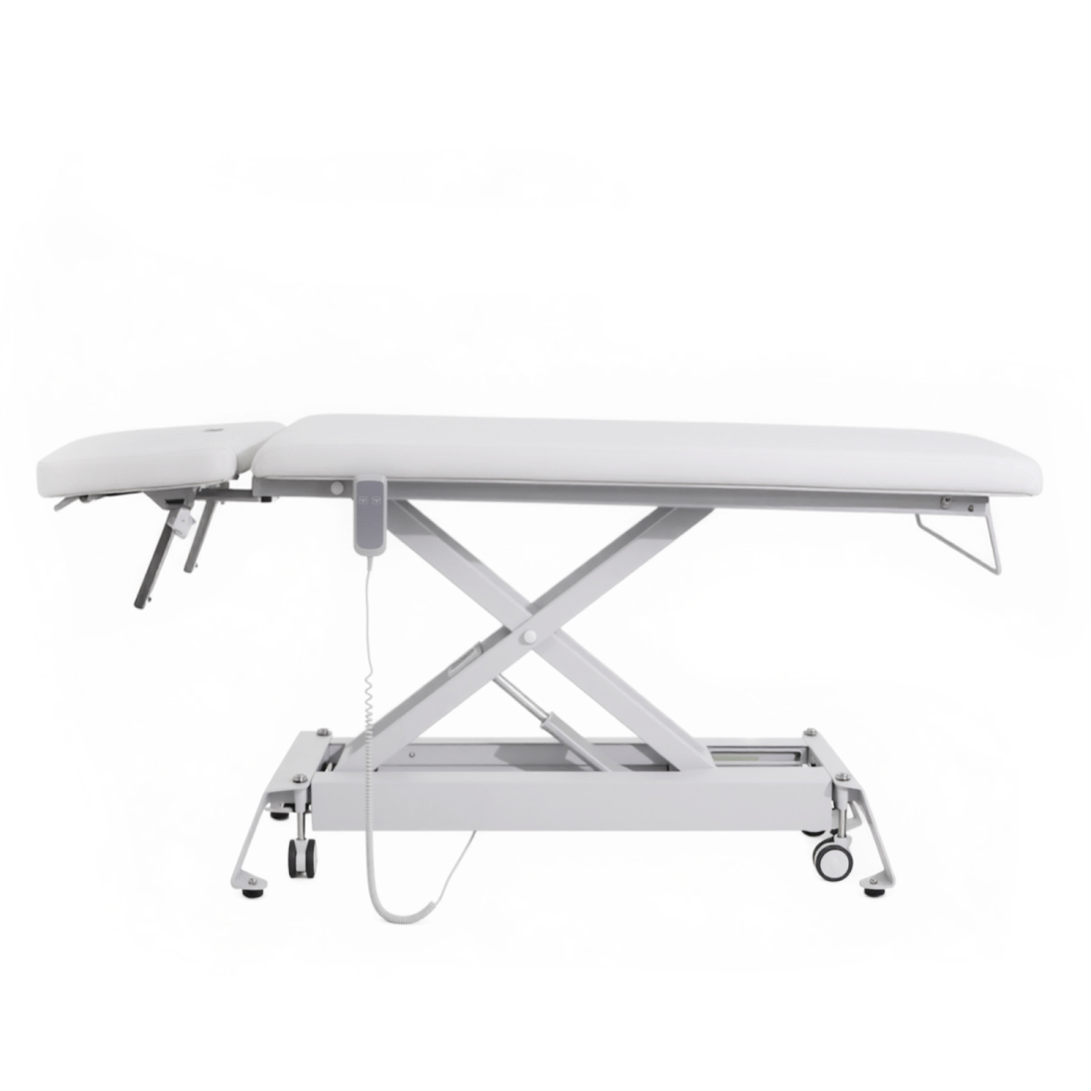 Elektrické lehátko 8414 s ergonomickým obličejovým otvorem - bílé