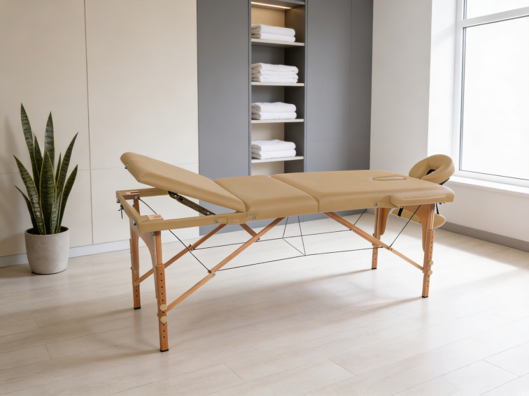 Skládací masážní lehátko MH Star ETL60 - béžové
