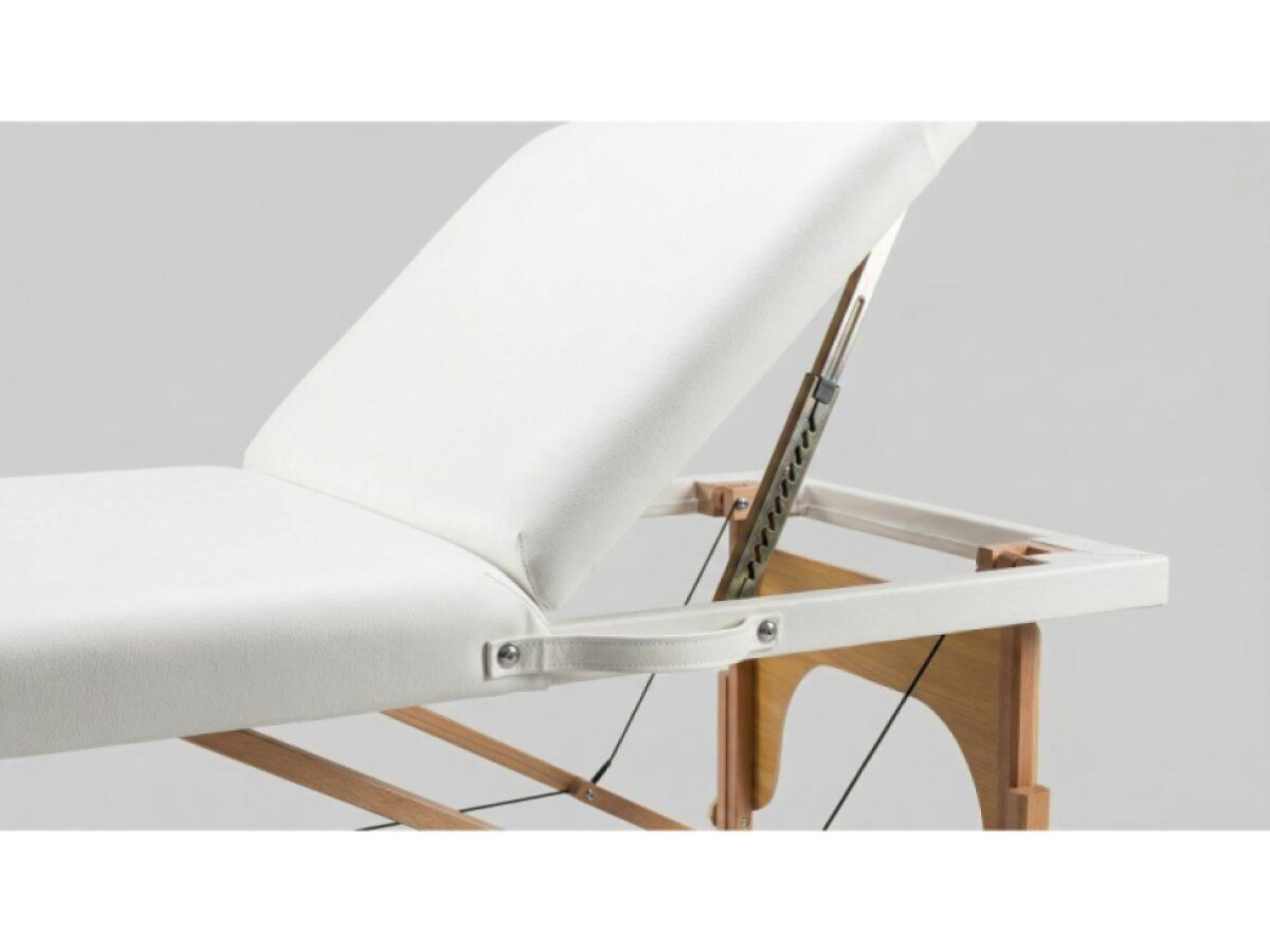 MH Star skládací lehátko s nastavitelnou sekcí ETL60 - bílé