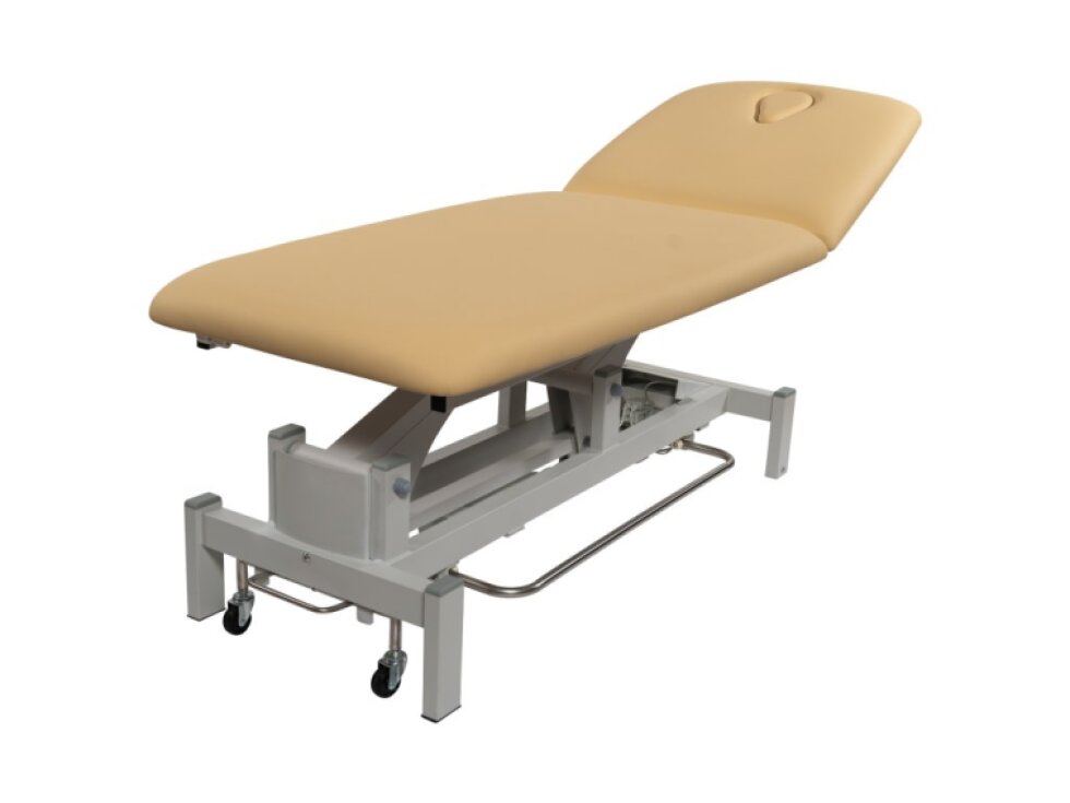 Elektrické lehátko 2301A s konstrukčním ovladačem - 71cm - béžové