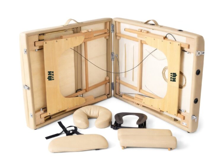 Skládací masážní lehátko MH Star ETL60 - béžové