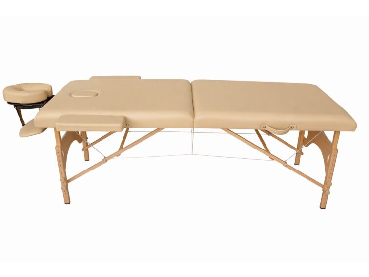 Skládací masážní lehátko MH Star ETF50 - 76cm - béžové