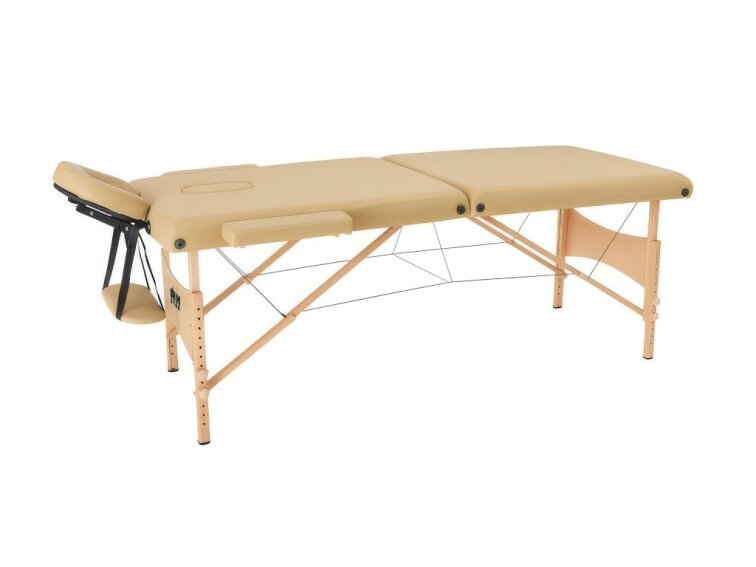 Skládací masážní lehátko MH Star ETF50 - 71cm - béžové