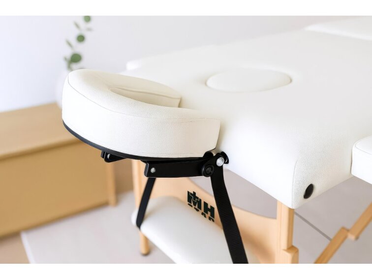 Skládací masážní lehátko MH Star ETF50 - 71cm - bílé