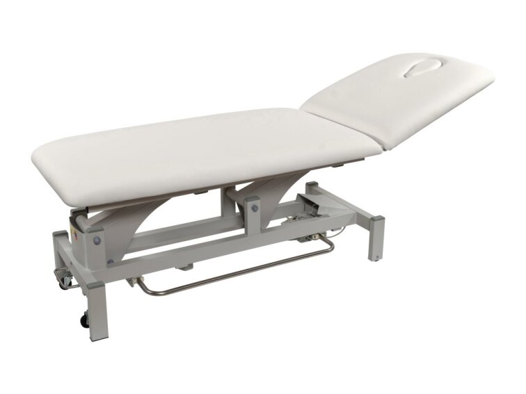 Elektrické lehátko 2301A s konstrukčním ovladačem - 71cm - bílé