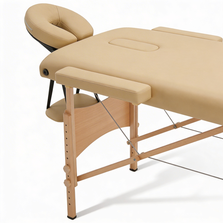 Skládací masážní lehátko MH Star ETF50 - 71cm - béžové