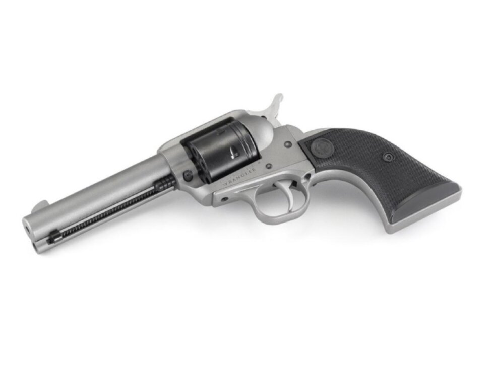 Revolver Ruger Wrangler Silver Cerakote cal. 22LR - Zánovní