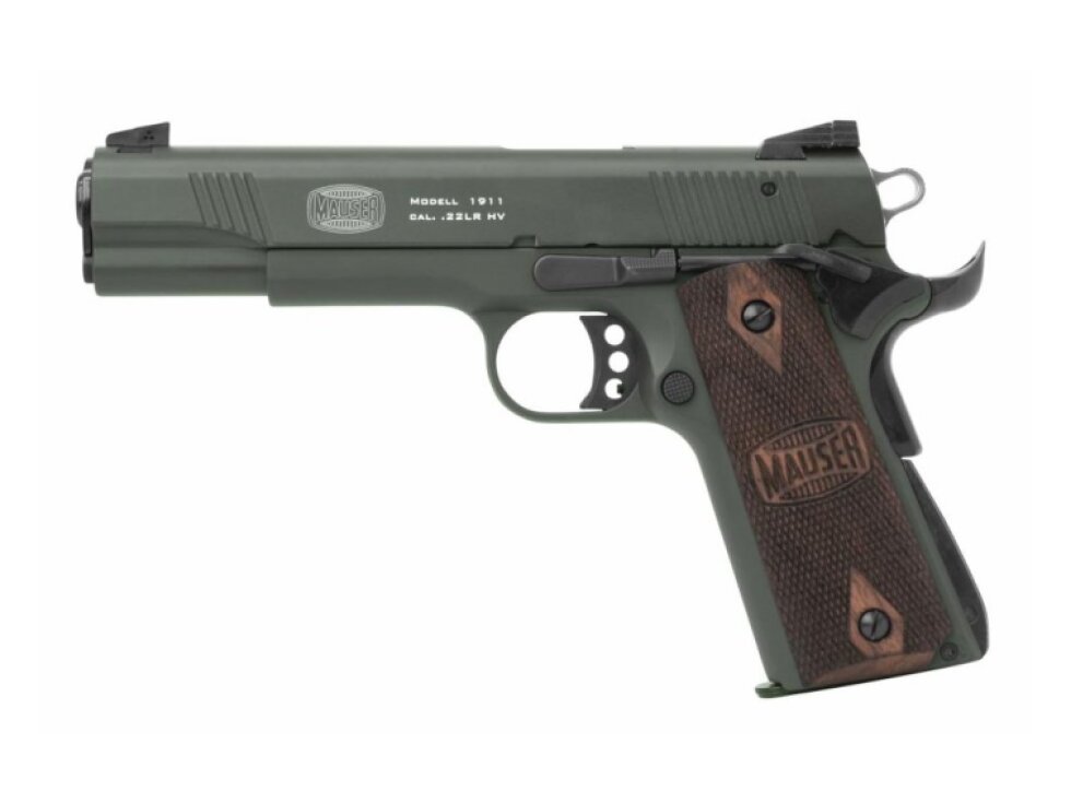 MAUSER 1911 OD GREEN, 5“, r. 22LR