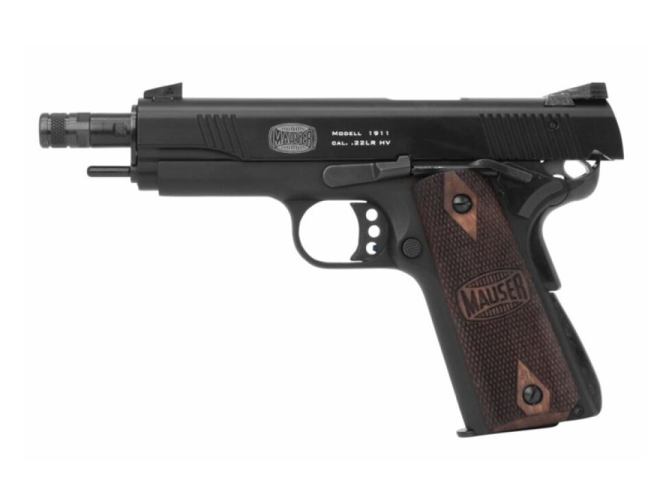 MAUSER 1911 BLACK, 4“, r. 22LR