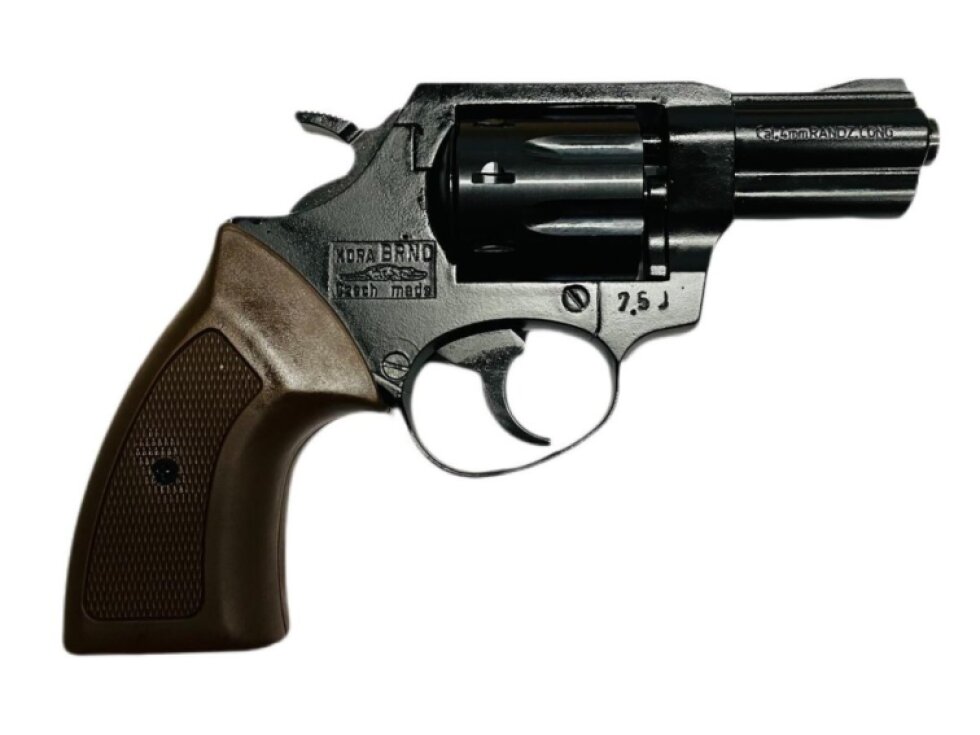 Flobertka Kora 2,5" cal. 4mm Flobert hnědé pažbičky