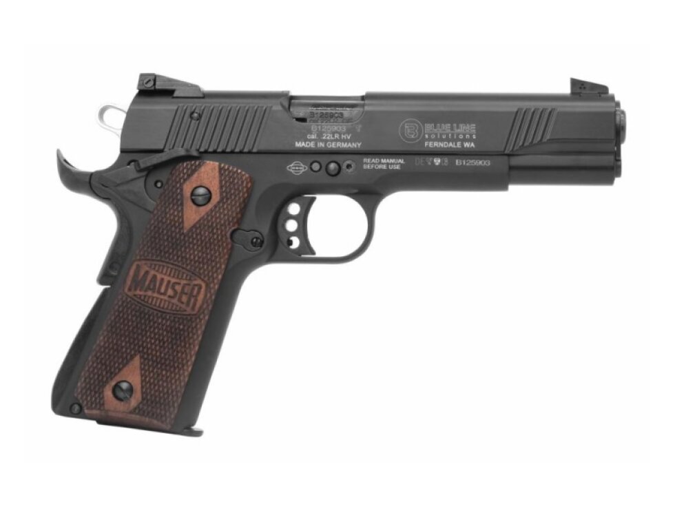MAUSER 1911 BLACK, 4“, r. 22LR