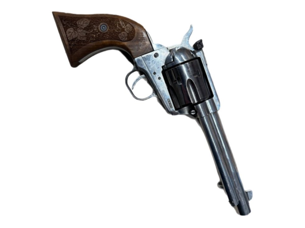 Flobertka Chiappa SAA 9 5,5" nikl / dřevo cal. 9mm Flobert