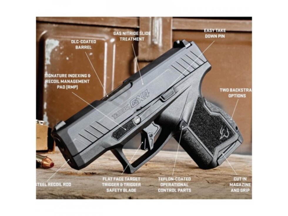 Pistole sam. Taurus, Model: GX4, Ráže: 9mm Luger
