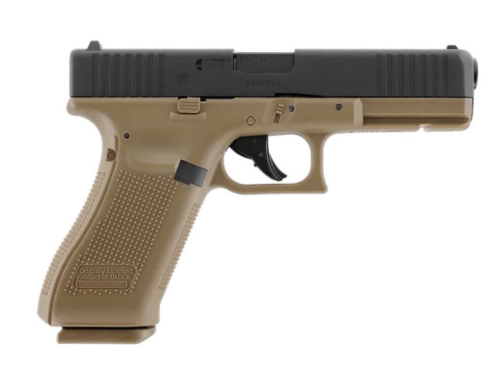 Vzduchová pistole Glock 17 Gen5 BlowBack Coyote