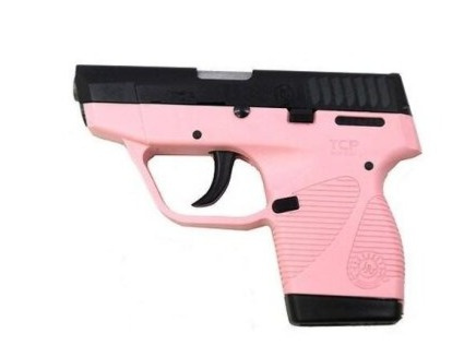 Pistole sam. Taurus, Model: PT-738 TCP, Ráže: 9mm Br. - růžová