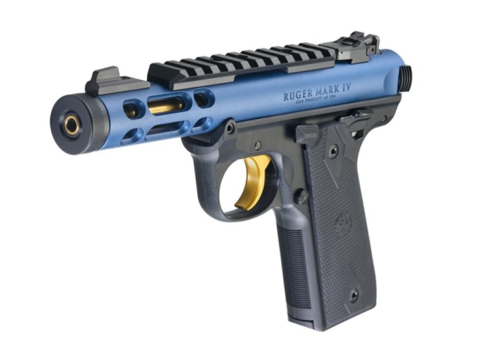 Ruger MKIV 22/45 Lite (modrá)