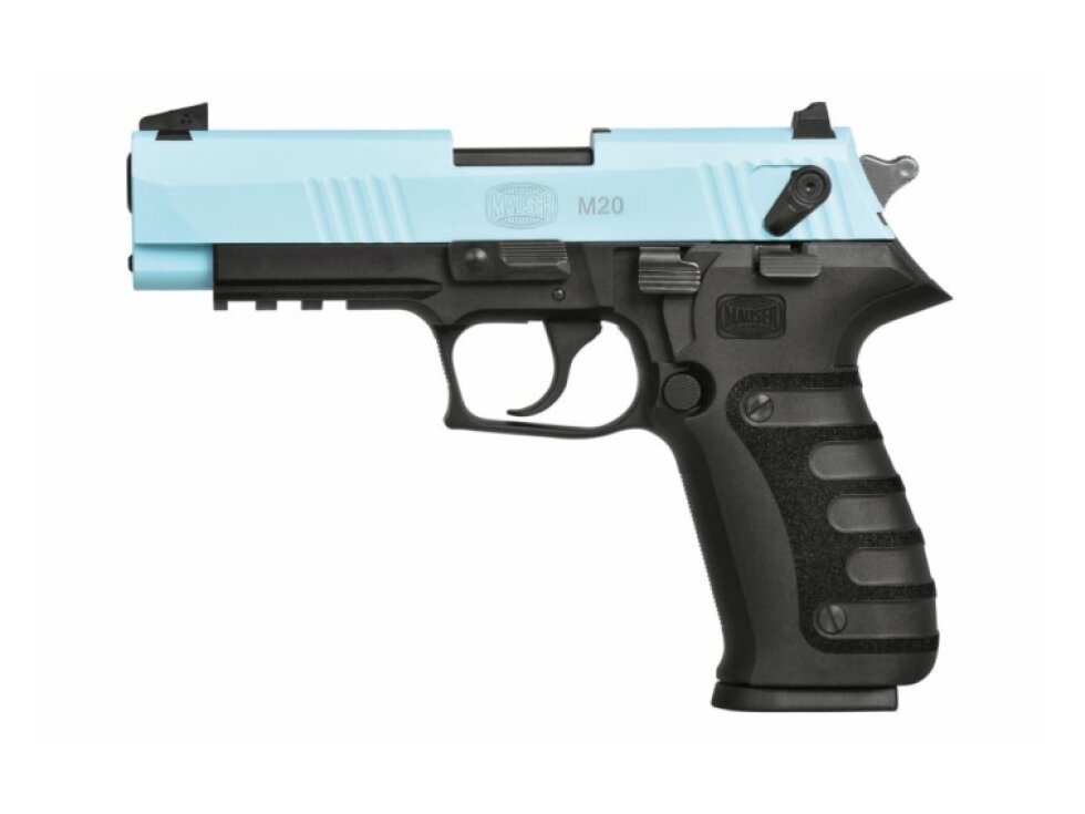 MAUSER M20 BLUE CERAKOTE, 4“, r. 22LR