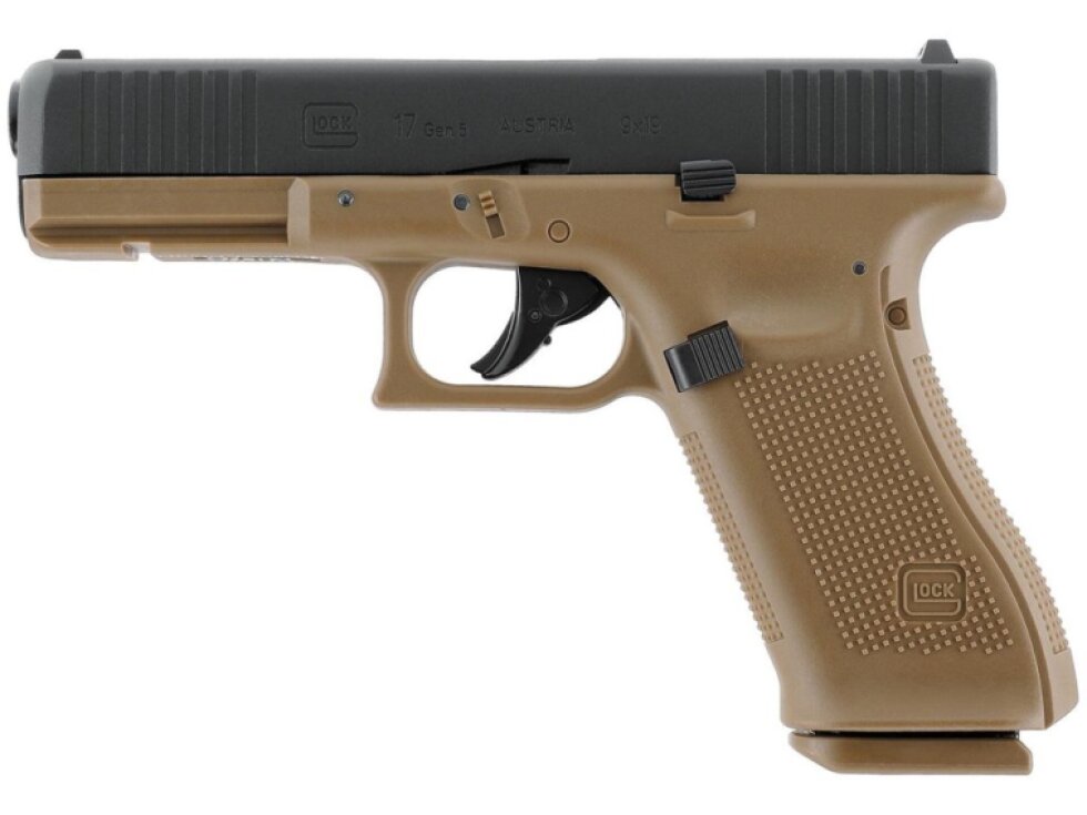 Vzduchová pistole Glock 17 Gen5 BlowBack Coyote