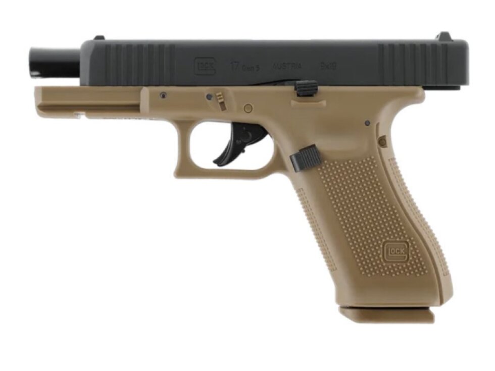 Vzduchová pistole Glock 17 Gen5 BlowBack Coyote