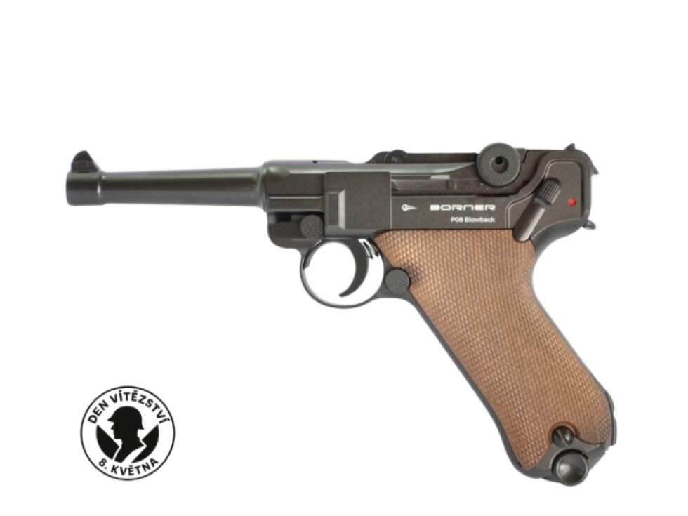 Vzduchová pistole Borner P08 Blowback