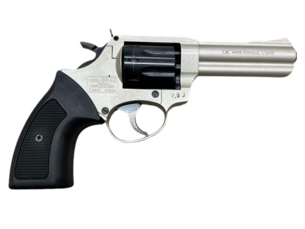 Flobertka Kora 4" cal. 4mm Flobert nikl/černý