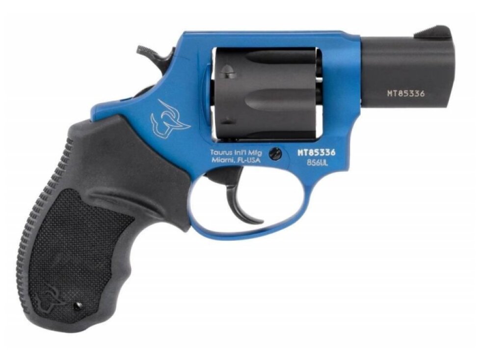 Revolver Taurus, Mod: 856 UltraLite, Ráže: .38 Spec., 6 ran, hl: 2" (51mm), SkyBlue/černá