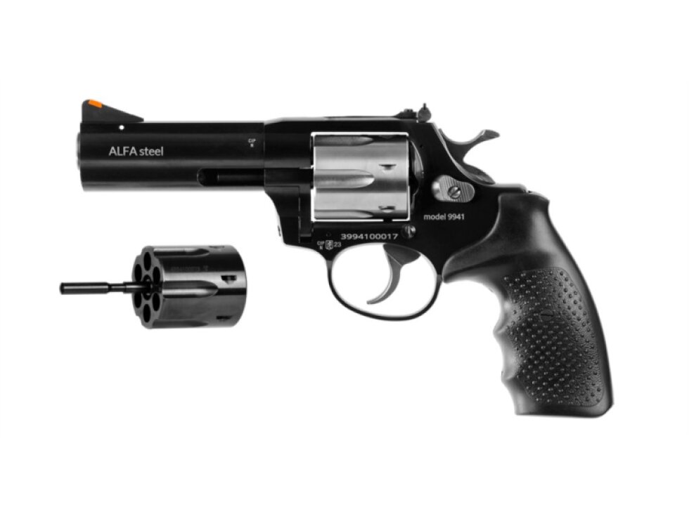 Revolver flobert ALFA 9941 4" cal. 9mm Flobert černý,plast