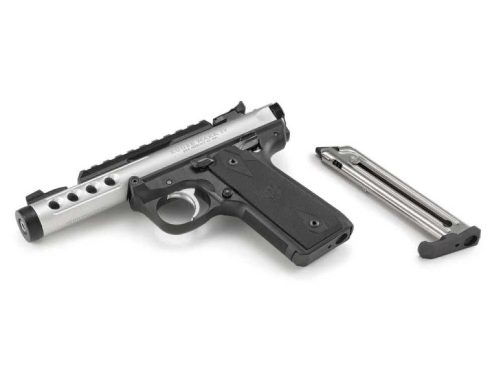 Ruger MKIV 22/45 Lite (stříbrná)