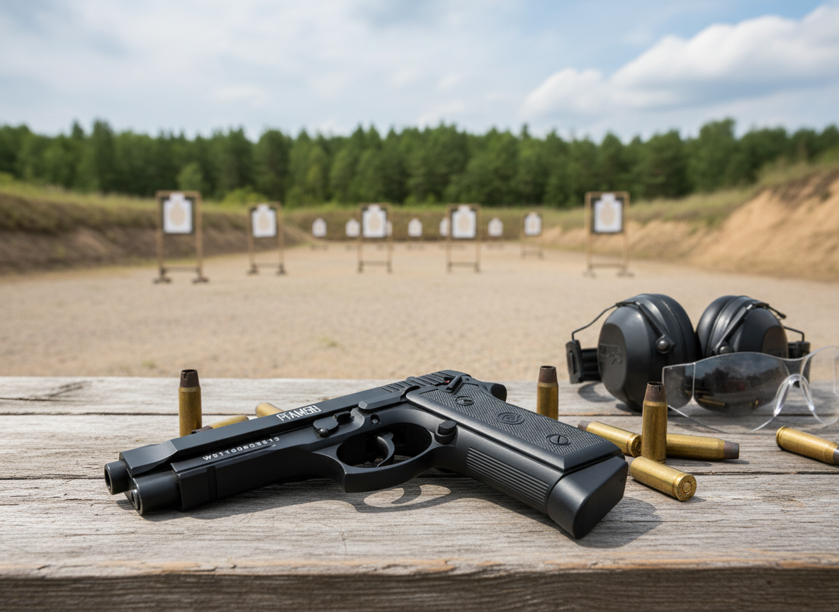 Vzduchová pistole Crosman PFAM9B Full Auto cal. 4,5 mm