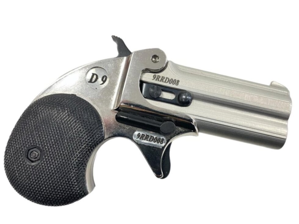 Flobertka Derringer D9, cal. 9mm FL, nikl