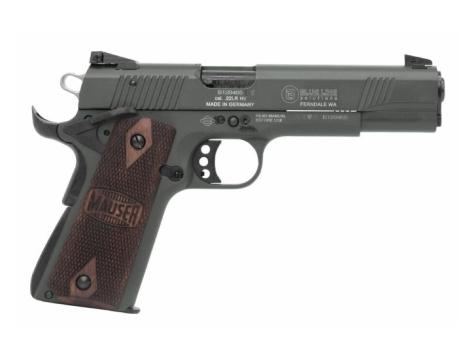 MAUSER 1911 OD GREEN, 5“, r. 22LR