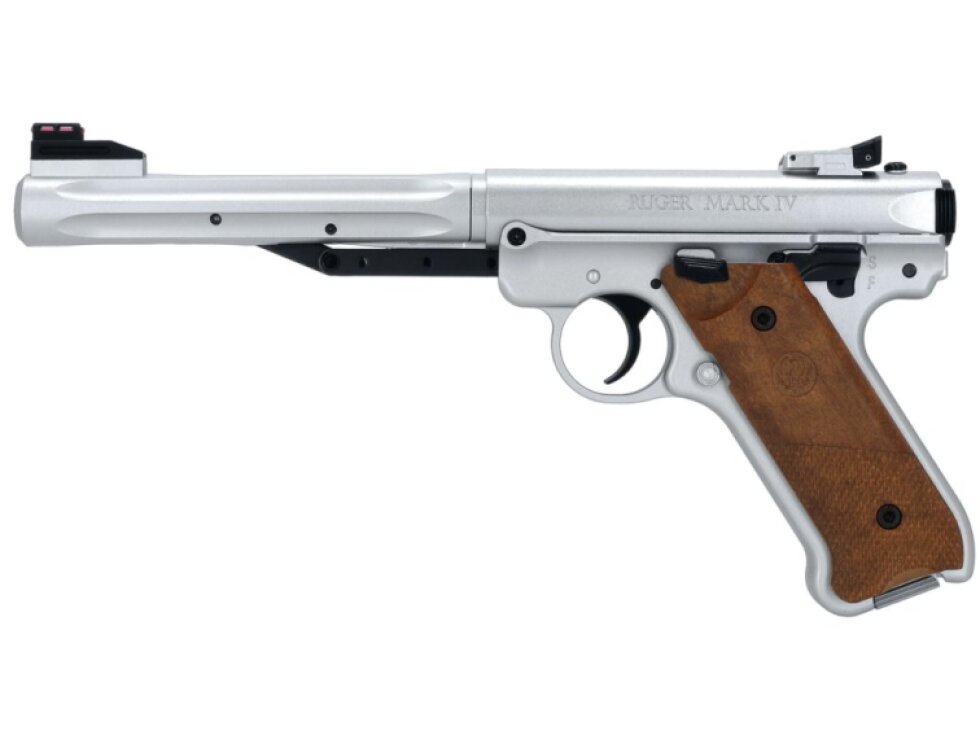 Vzduchová pistole Ruger Mark IV silver cal. 4,5mm