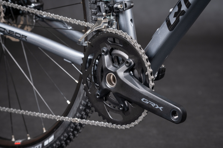 Rám + vidlice Qayron One.Dr 1 Gray Metal