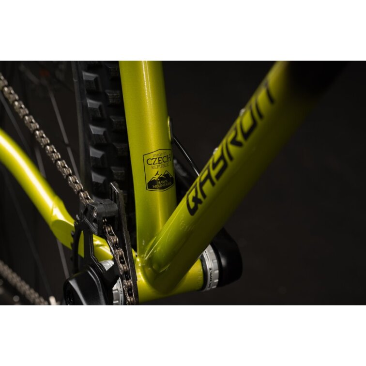 Qayron Spyro CrMo Q Black/Limetal (Předváděcí) - vel. L