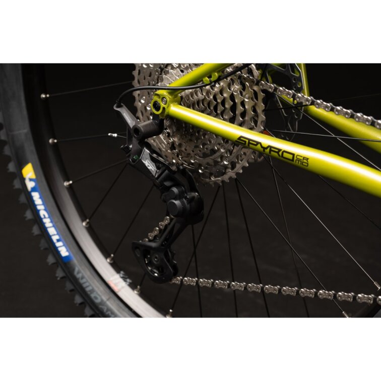 Qayron Spyro CrMo Q Black/Limetal (Předváděcí) - vel. L