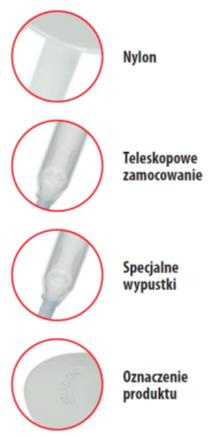 LINO13PA – autentický rodinný detail: Teleskopické spojenie (dĺžka sa môže líšiť)