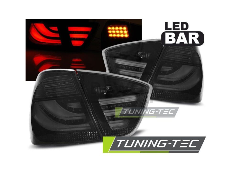 Zadní světla BMW E90 LED Light Bar 05-08 černá