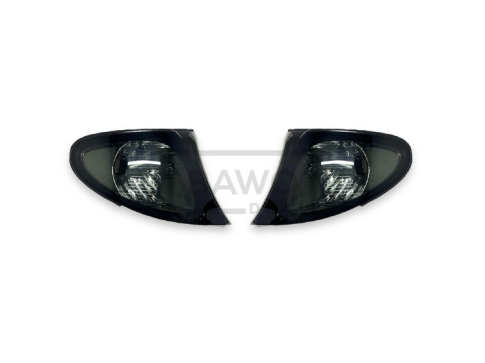 Přední blinkry pro BMW E46 01-05 sedan/touring, zatmavené