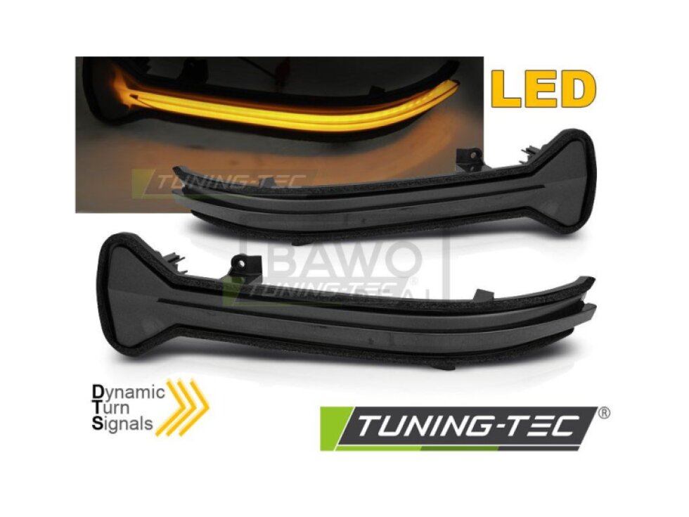 Blinkry boční do zrcátek LED BMW G30/G31 G11/G12 SEQ kouřové