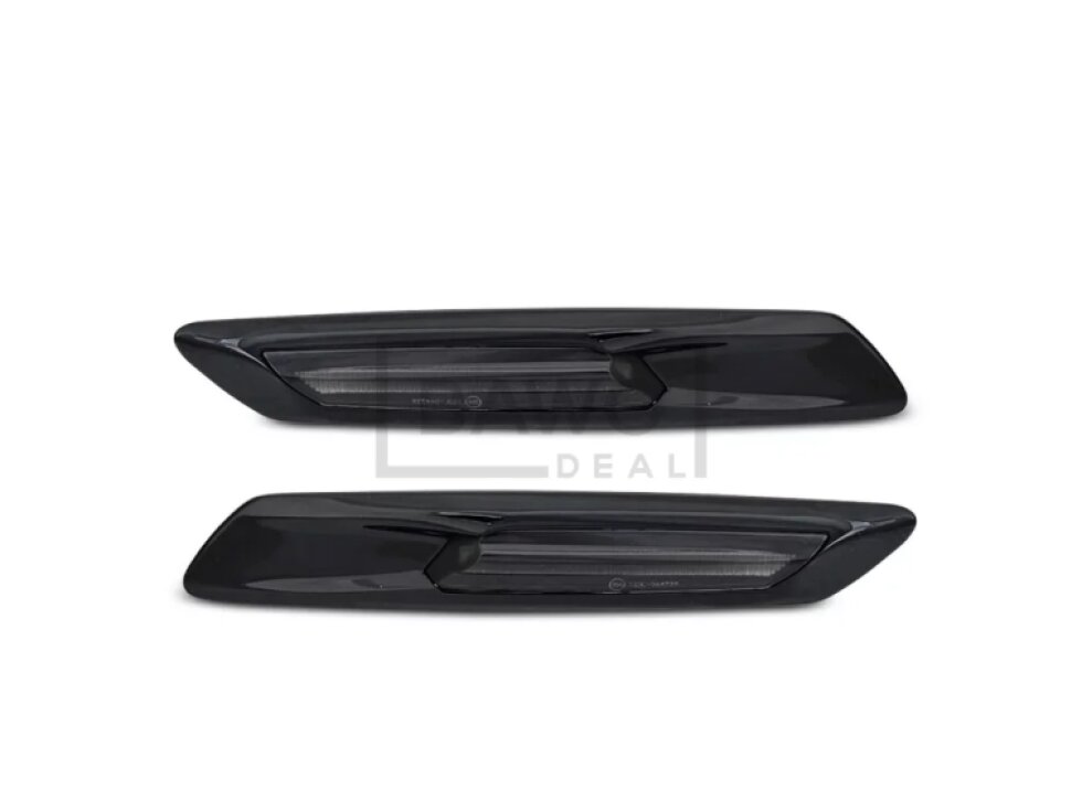 Blinkry boční LED, dynamické pro BMW F10/F11 černé lesklé