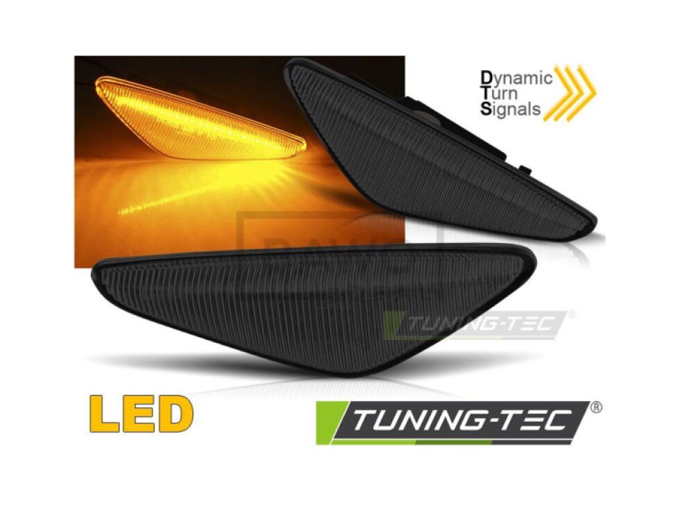 Blinkry boční LED dynamické BMW X3 F25 LCI 14-17 / X4 F26 kouřové