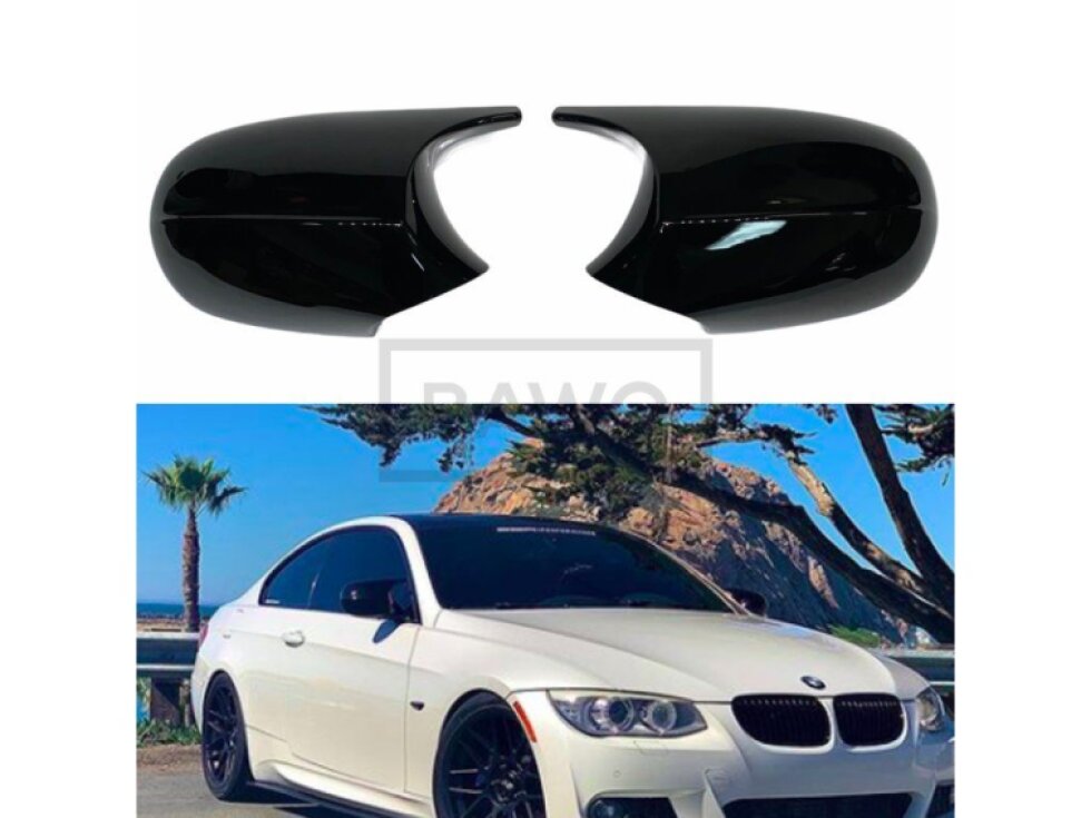 Kryty zrcátek M3 style BMW E90/E91/E92/E93 - černé lesklé, facelift