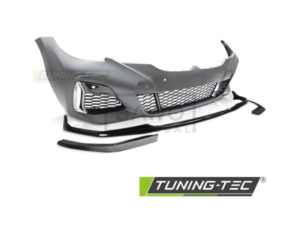 Přední nárazník BMW G20/G21 2019-2022 s PDC M340 style + carbon look spoiler