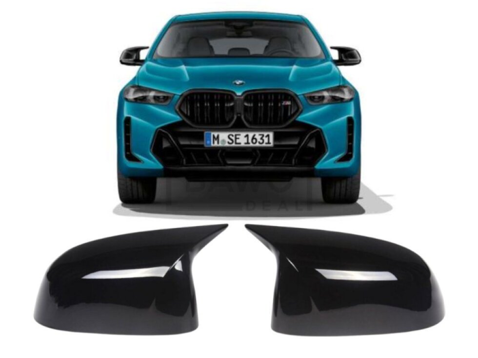 Kryty zrcátek M look BMW G01 G02 G05 G06 X3 X4 X5 X6 - černé lesklé