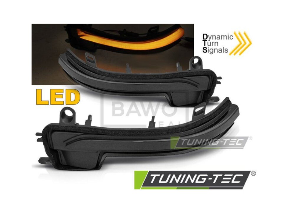 Blinkry boční do zrcátek LED BMW 2 F45/F46 F48 X1 SEQ kouřové